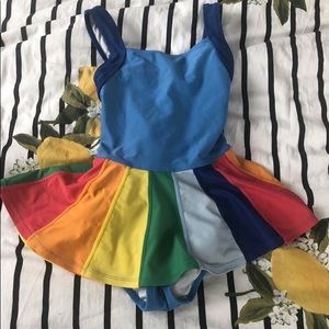 Hanna Andersson bathing suit with a skirt